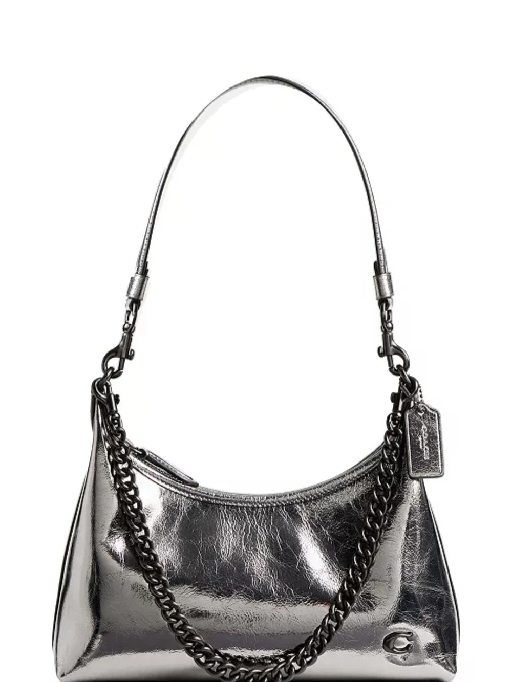 Coach Juliet Metallic Leather Shoulder Bag 25
